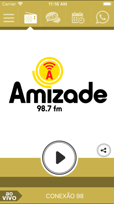 Screenshot #2 pour Rádio Amizade FM 98.7