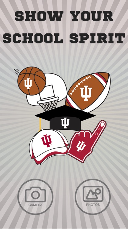 Indiana Hoosiers PLUS Selfie Stickers
