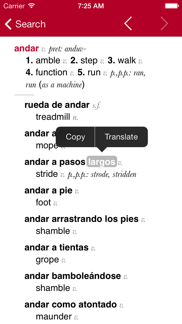 Screenshot #3 pour Accio: Espagnol-Anglais