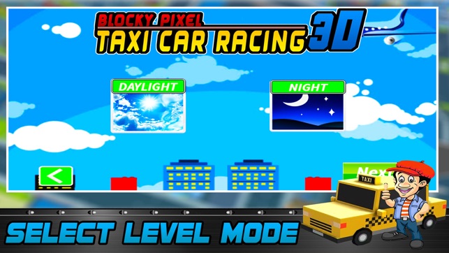 Blocky Pixel Taxi Car Racing 3D(圖4)-速報App