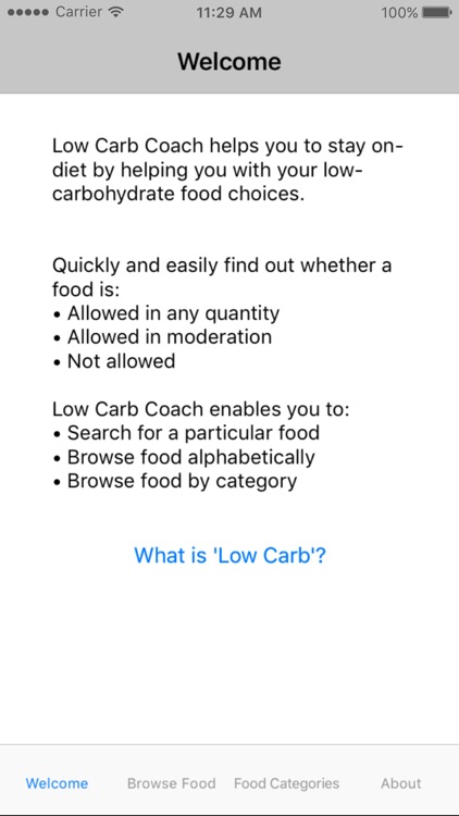 Low Carb Coach