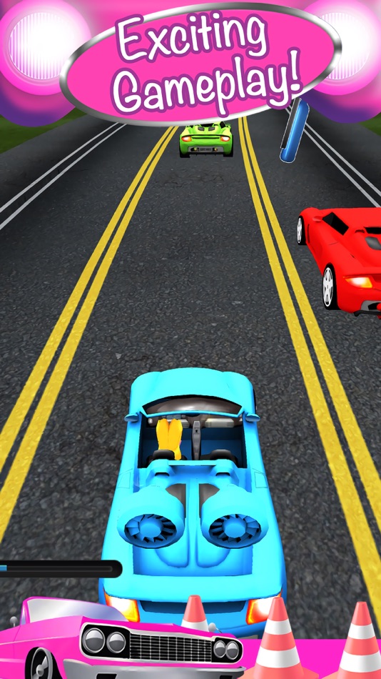 3D Fun Girly Car Racing - 1.2 - (iOS)