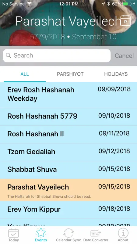 Reform Luach screenshot 2 of 6