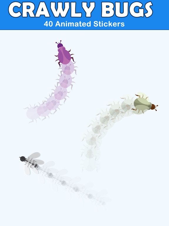 Crawly Bugs Animated Stickers screenshot 5