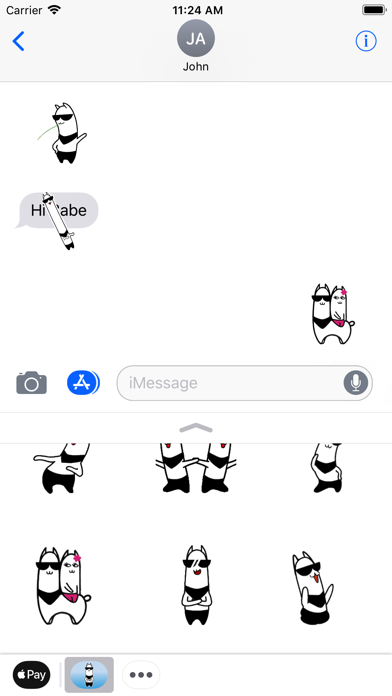 Screenshot #3 pour Alpaca Animated Stickers