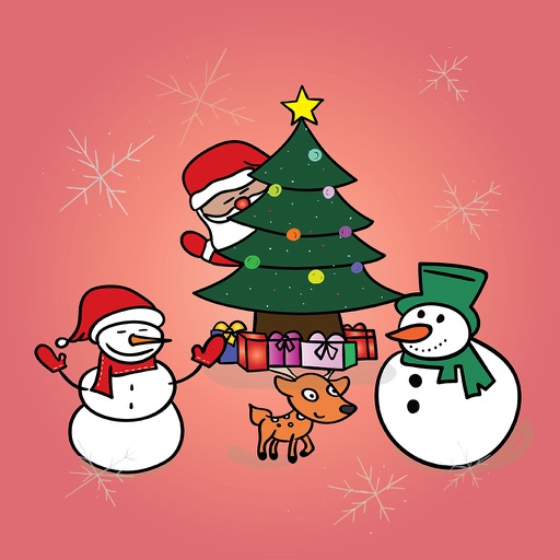 Christmas Friends Stickers