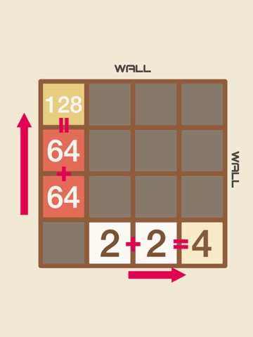 2048 HD - Snap 2 Merged Number Puzzle Gameのおすすめ画像4