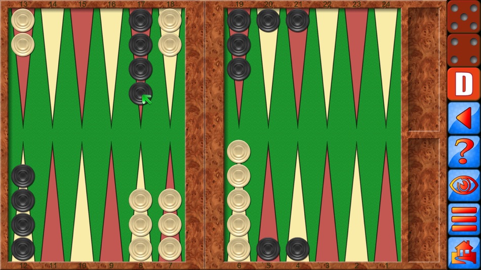 #1. Backgammon V+, fun dice game (iOS) 由: ZingMagic Limited
