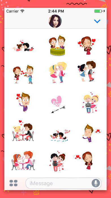 Love Couple Animated Stickers screenshot 3