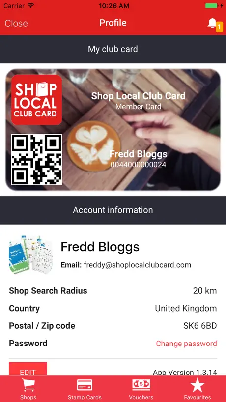 Shop Local Club Card