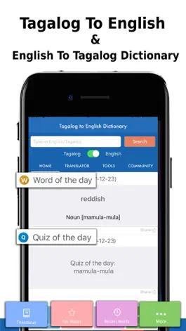 Game screenshot English to Tagalog Dictionary mod apk