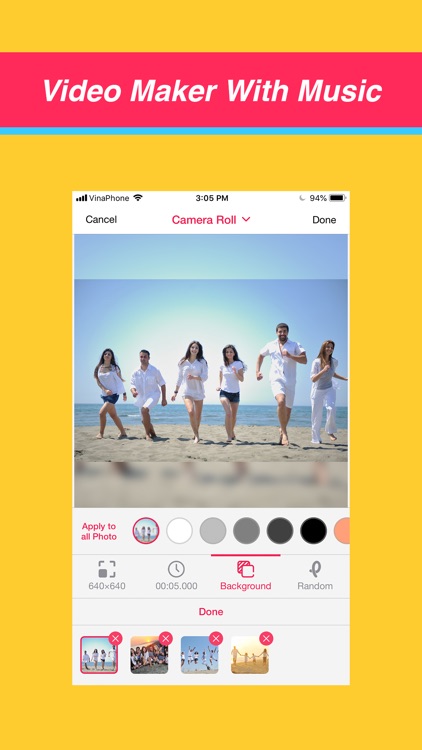 Video Maker Text Sticker Music screenshot-0