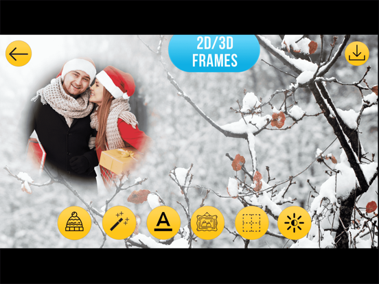 Screenshot #5 pour Winter Photo Frames
