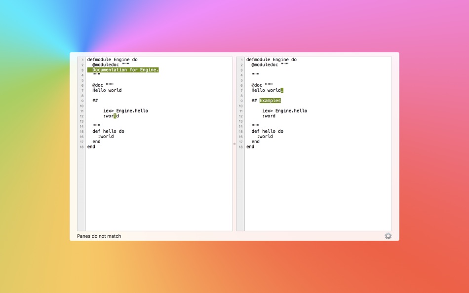#2. Differences (macOS) 由: Maurice Kelly