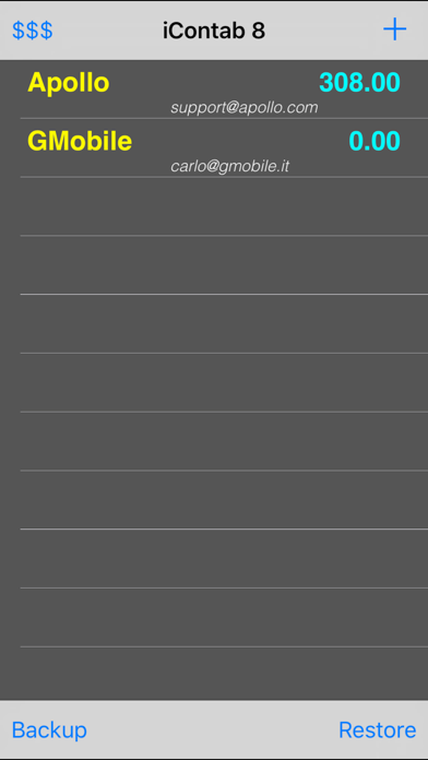 iContab screenshot 2