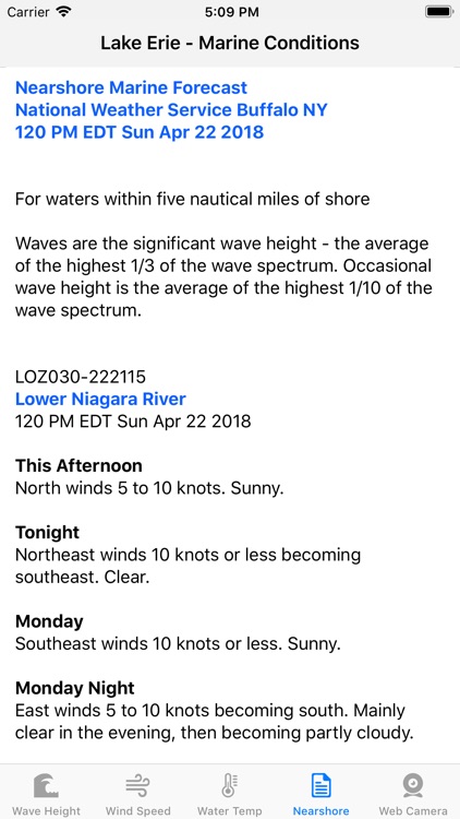 Lake Erie - Marine Conditions screenshot-3