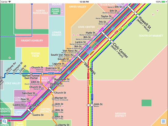 Screenshot #4 pour San Francisco Metro from Zuti
