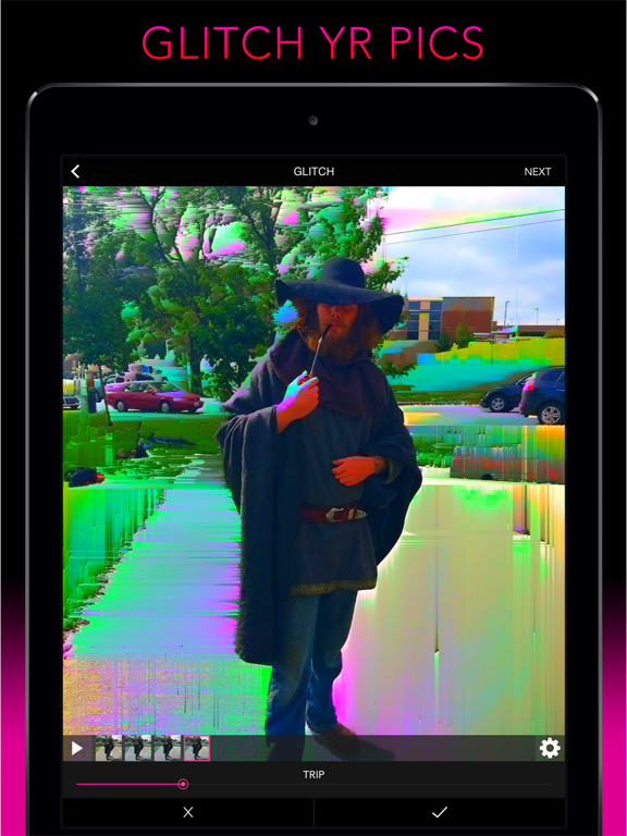 Screenshot #2 for Glitch Wizard - Distort Photos to Trippy GIFs