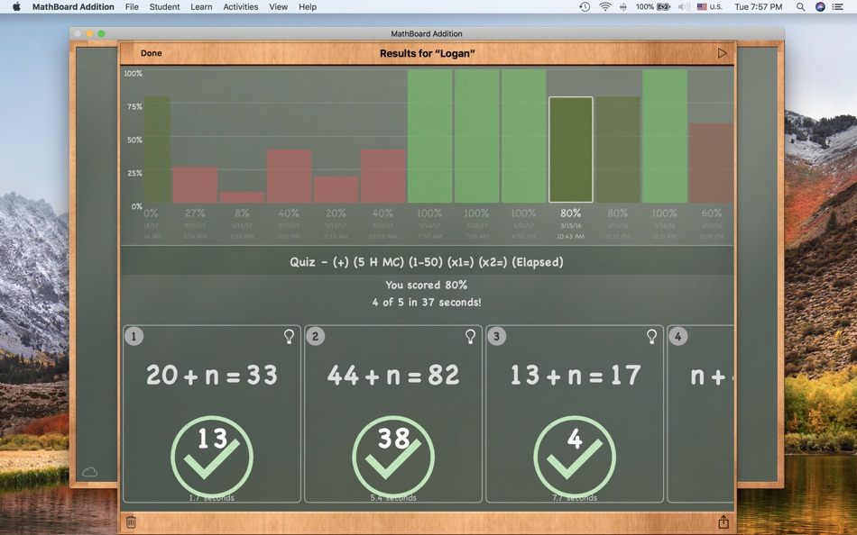 #3. MathBoard Addition (macOS) Av: PalaSoftware Inc.