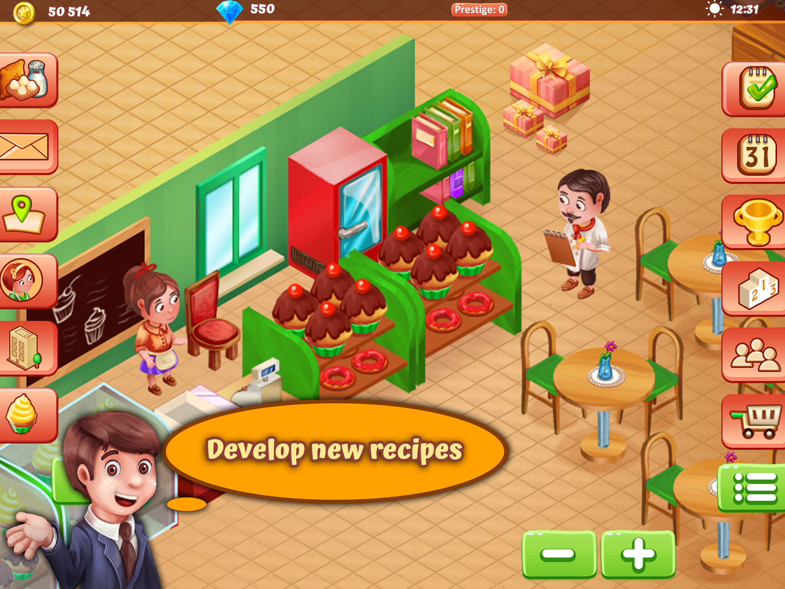 Idle Sweet Bakery Cake Factory screenshot 5