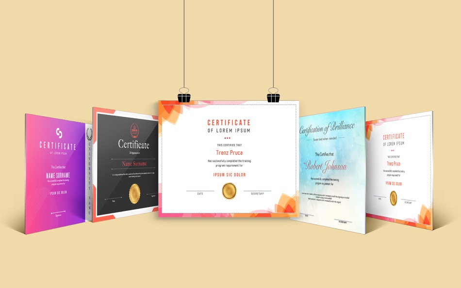 Certificate Templates by iCert - 1.1 - (macOS)