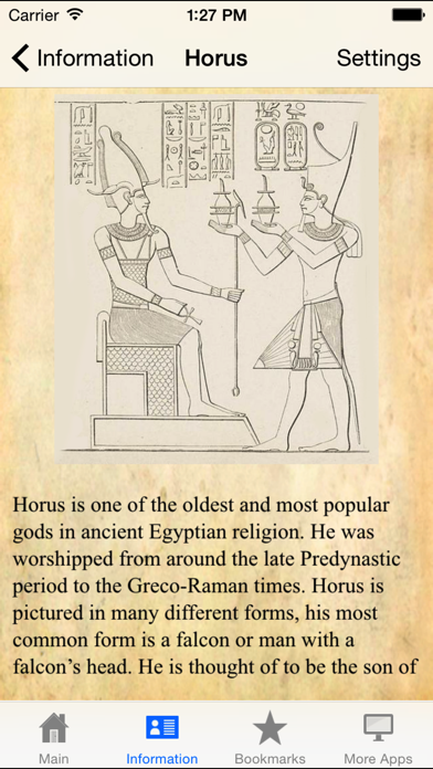 Screenshot #6 for Egyptian Gods Pocket Reference