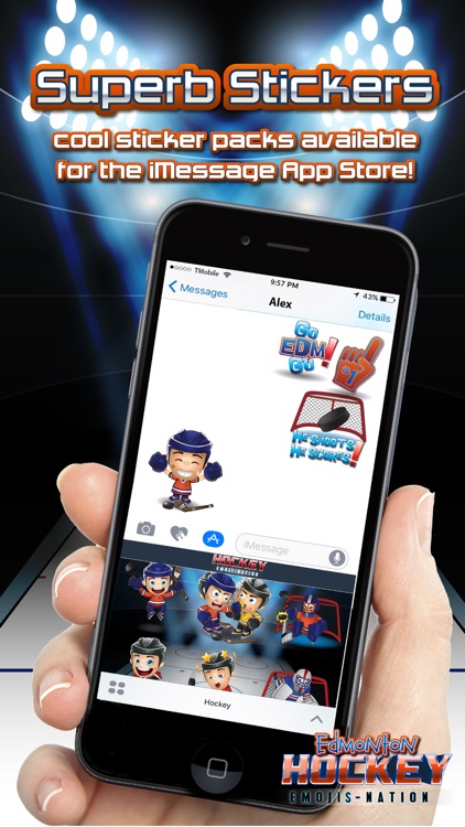 Edmonton Hockey Emojis screenshot-3