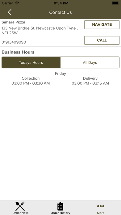 How to cancel & delete Sahara Pizza Newcastle from iphone & ipad 4