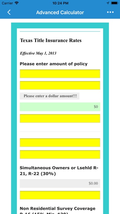 The Texas Title Calculator screenshot 3