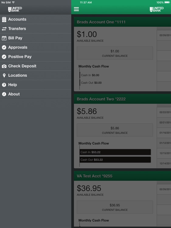 Bank With United Bus. for iPad