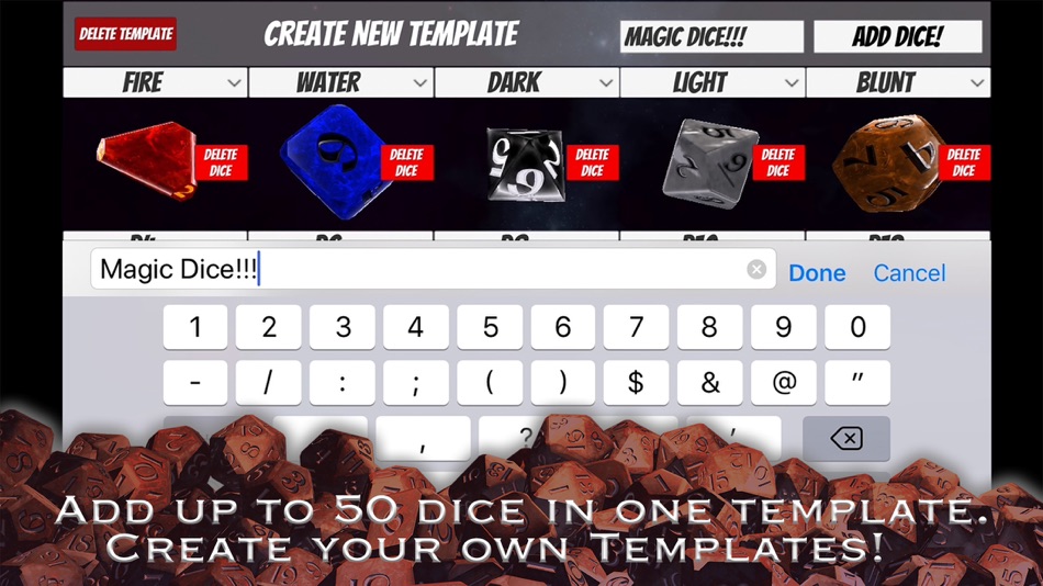 #2. Magic Dice Roller (iOS) 由: Matt Dumouchel