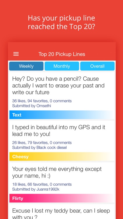 Pickup+ Pro: Social Network Based on Pickup Lines screenshot-4