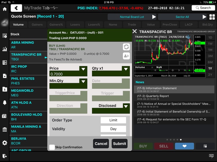 MyTrade Tab - Philippines screenshot-8