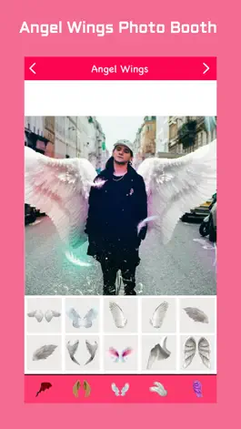 Game screenshot Angel Wings Photo Booth apk