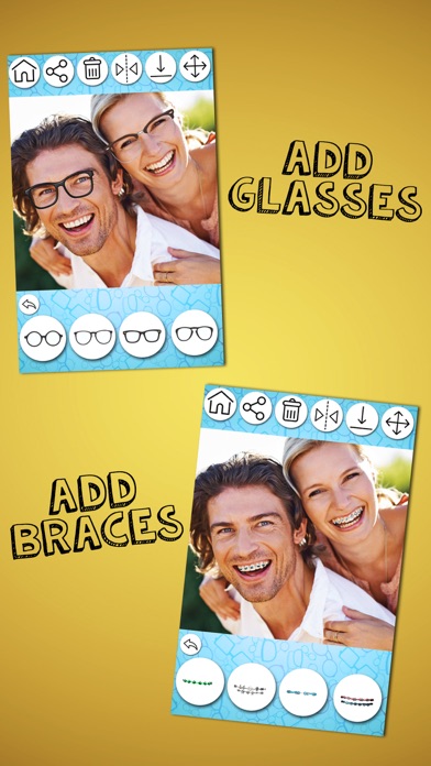 Braces & Nerd Glasses Stickers screenshot 4
