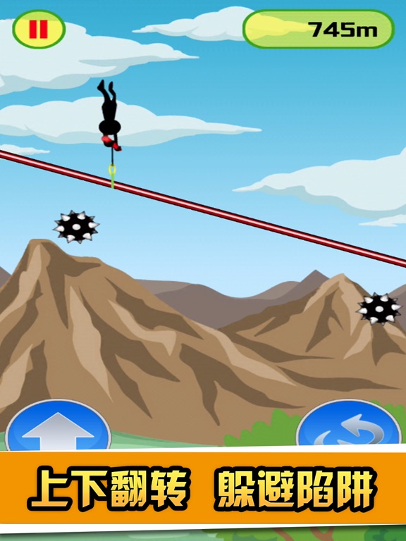 Screenshot #6 pour Rope Stickman-Jump to the End