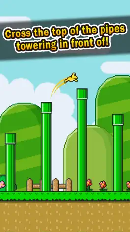 Game screenshot Jumping Frog - pipes adventure - apk