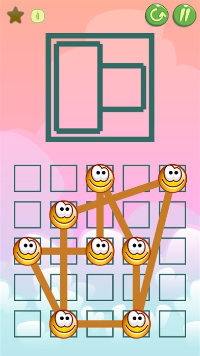 Smileys Line Puzzles Game screenshot 2