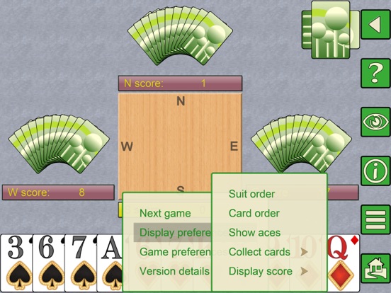 Hearts V+, classic card game iPad app afbeelding 4