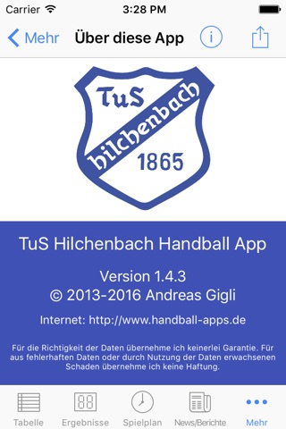 TuS Hilchenbach Handball screenshot 4