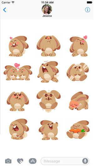 Little Bunny Stickers(圖3)-速報App