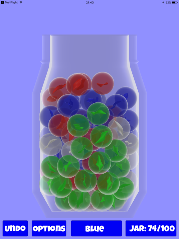 Marbles in a Jar iPad screenshot