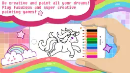 Game screenshot Magic Pegasus Coloring Book -  Create a character apk