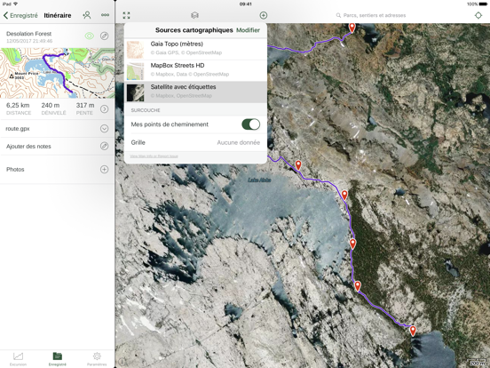 Screenshot #5 pour Gaia GPS Cartes Topo Randonnée