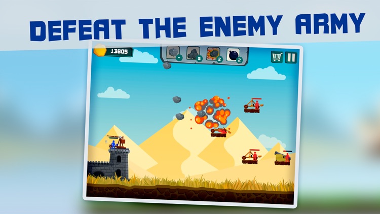 Stickman Catapult Shooting screenshot-3