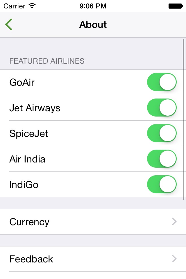 India Flight screenshot 4