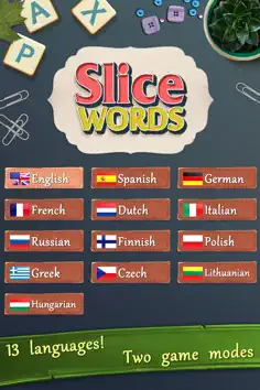 Slice Words - Screenshot 1