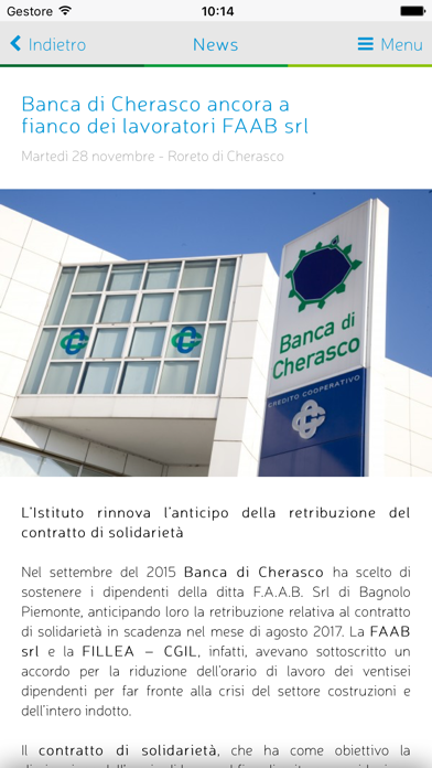 Banca di Cherasco screenshot