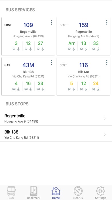 Travel SG: Bus Timing screenshot 2