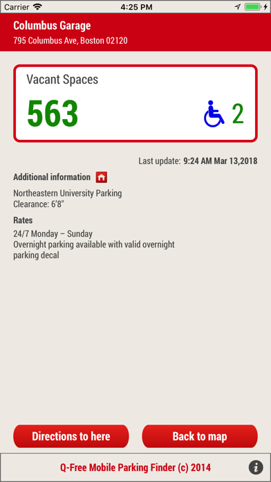 Screenshot #2 pour Q-Free Parking Finder